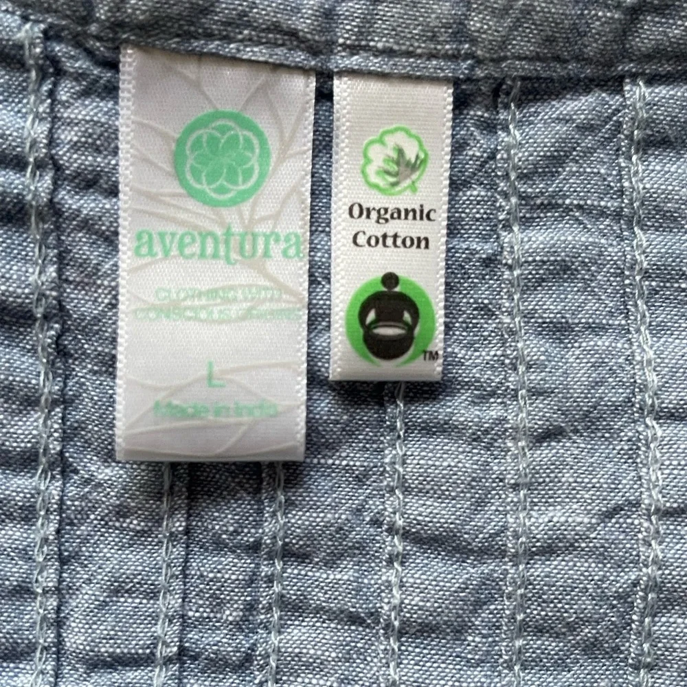 Aventura Organic Cotton Garment in Blue